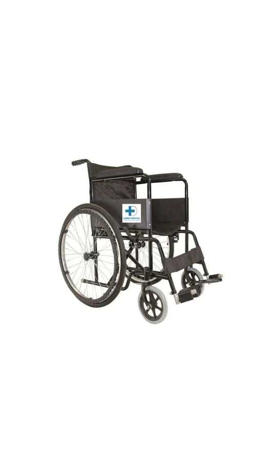 Silla de Ruedas 18" Semineumática – ¡Ligera, resistente y con entrega inmediata! ¡Muévete con libertad y seguridad hoy mismo!