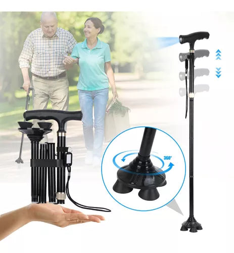 BASTON PLEGABLE CON LUZ