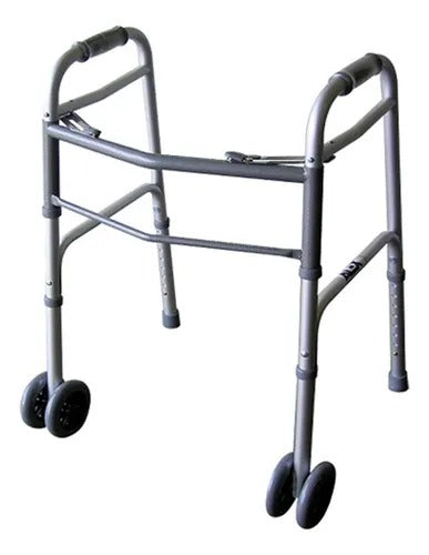 ANDADOR BARIATRICO PLEGABLE CON RUEDAS DE ALUMINIO