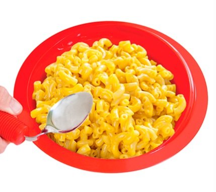 Plato con Borde Curveado y Base Antiderrapante