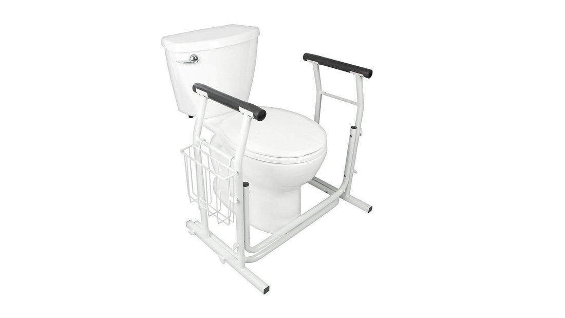 Soporte Tubular para WC: Seguridad y estabilidad al levantarse y sentarse.