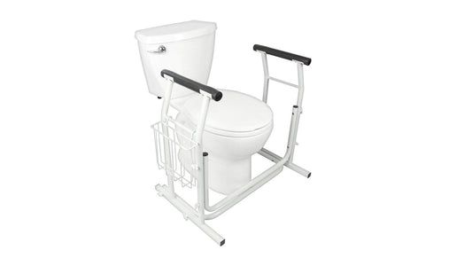 Soporte Tubular para WC: Seguridad y estabilidad al levantarse y sentarse.