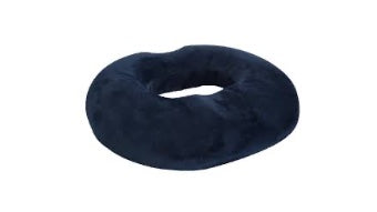 Cojín Tipo Dona de Terciopelo – Confort y Alivio de Presión para Sentarse Mejor.