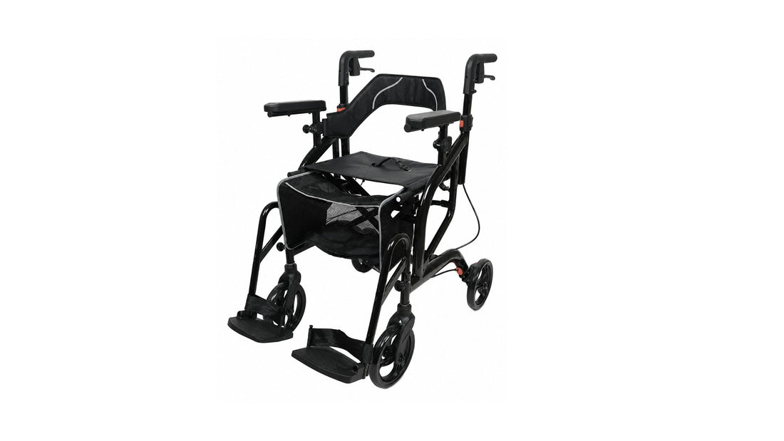 Andadera Rollator de Lujo LuxCare: Seguridad, Comodidad y Estilo para una Mejor Movilidad.
