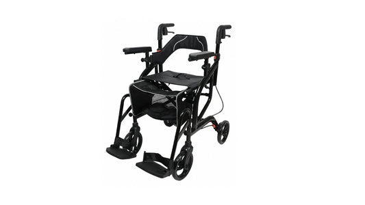 Andadera Rollator de Lujo LuxCare: Seguridad, Comodidad y Estilo para una Mejor Movilidad.