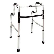andadera plegable de doble apoyo